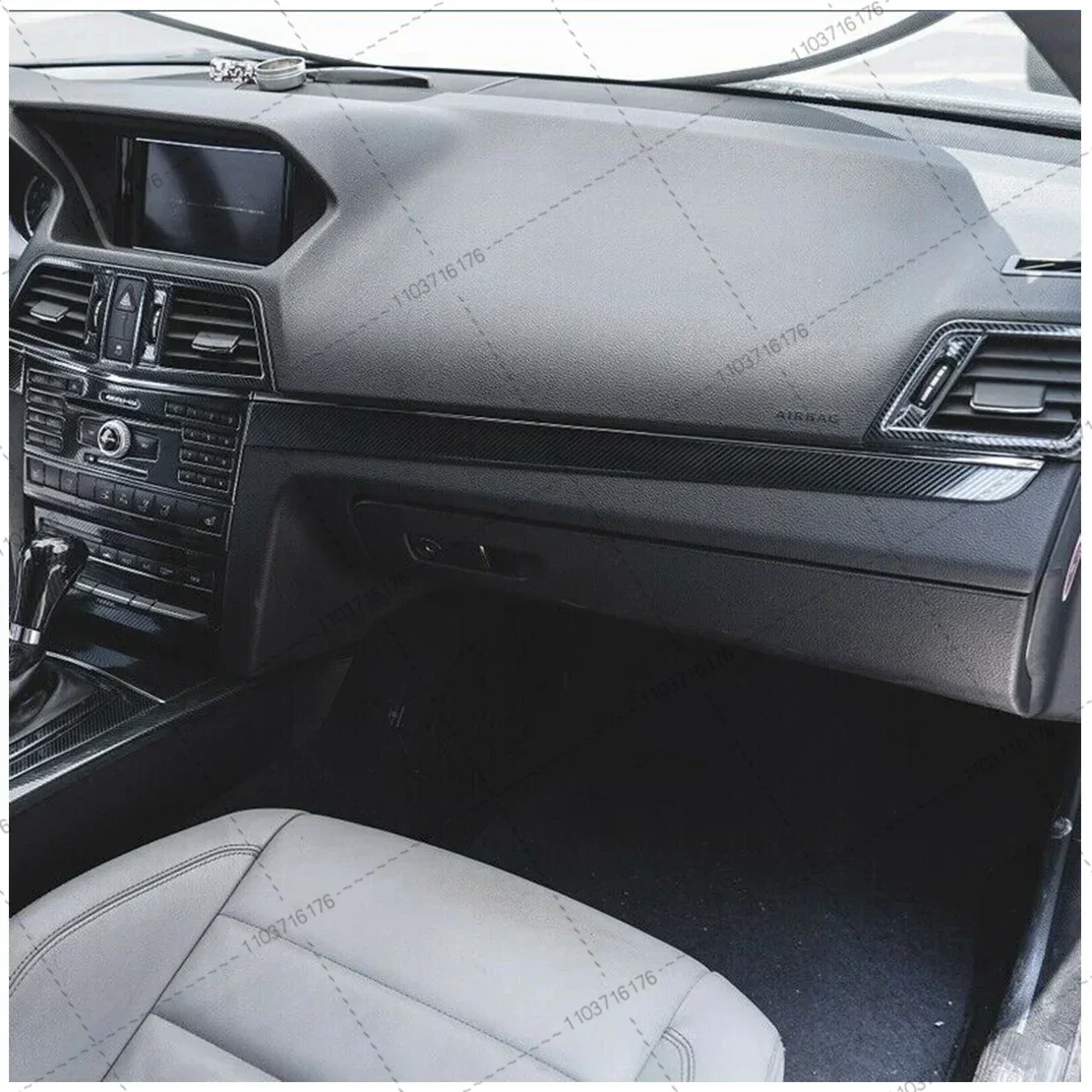 Dashboard Trim Cover Strip for Mercedes Benz E Class Coupe E200 W207 C207 2009-2013 LHD Interior Accessories