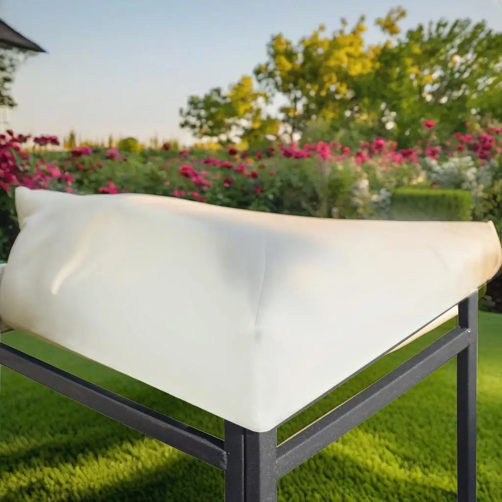 

9.8'x9.8' Cream White Gazebo Canopy Top Cover - 1 oz/ft² Durable Weather-Resistant