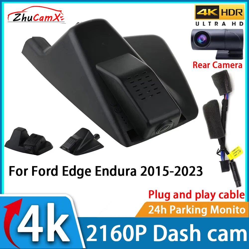 

AutoBora DVR Dash Cam UHD 4K 2160P Car Video Recorder Night Vision for Ford Edge Endura 2015-2023