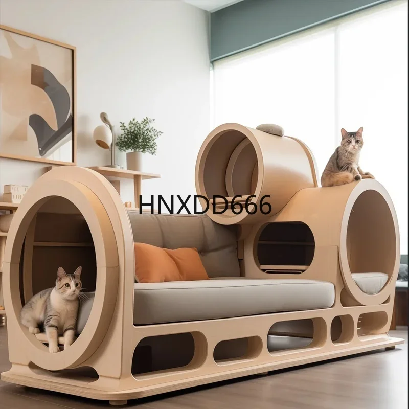 Cozy Cat and Dog Bed - All-Season Sofa Integrated Design, Bite-Resistant, Easy to Clean with Warm Cushion for Ultimate Comfort
