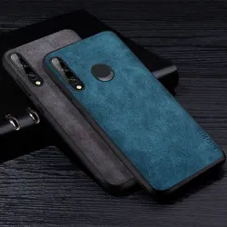 Premium PU Leathe Phone Case for Huawei P30 P40 Lite Pro Plus P Smart 2021 Scratch-Resistant Solid Color Protective Cover