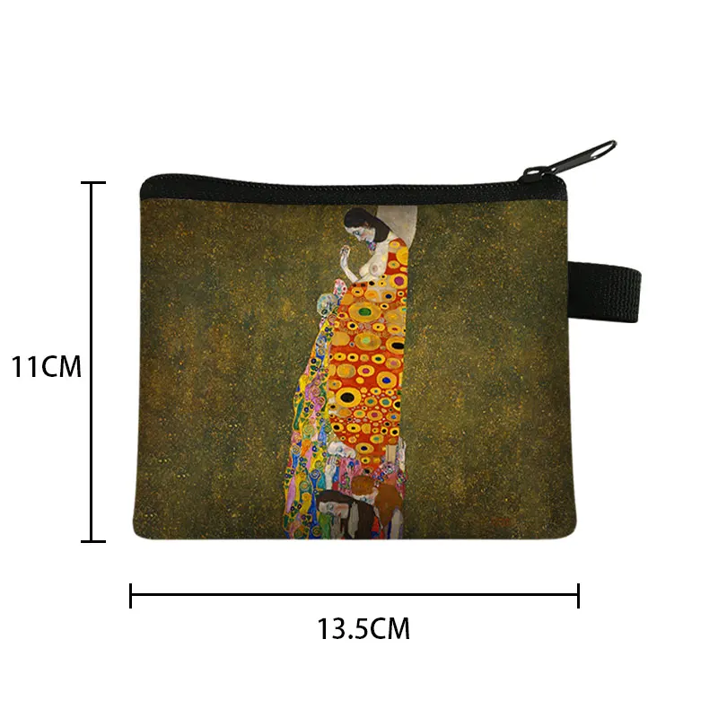 Oil Painting Coin Purse DIY Coin Bag Women Lipstick Card Keys Holder Money Bag Ladies Wallet Handbags For Women Small Kids Bags