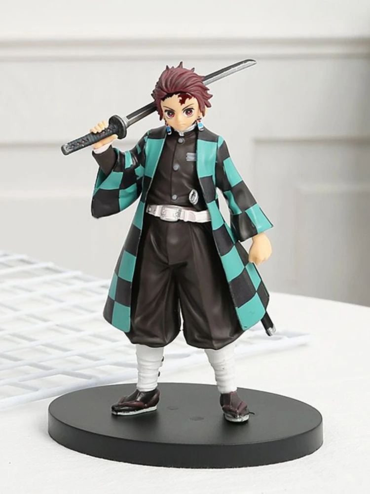 

Kimetsu No Yaiba Demon Slayer Anime Figurines Kamado Tanjirou Kamado Nezuko Agatsuma Zenitsu Decorative Model Figurines Toys