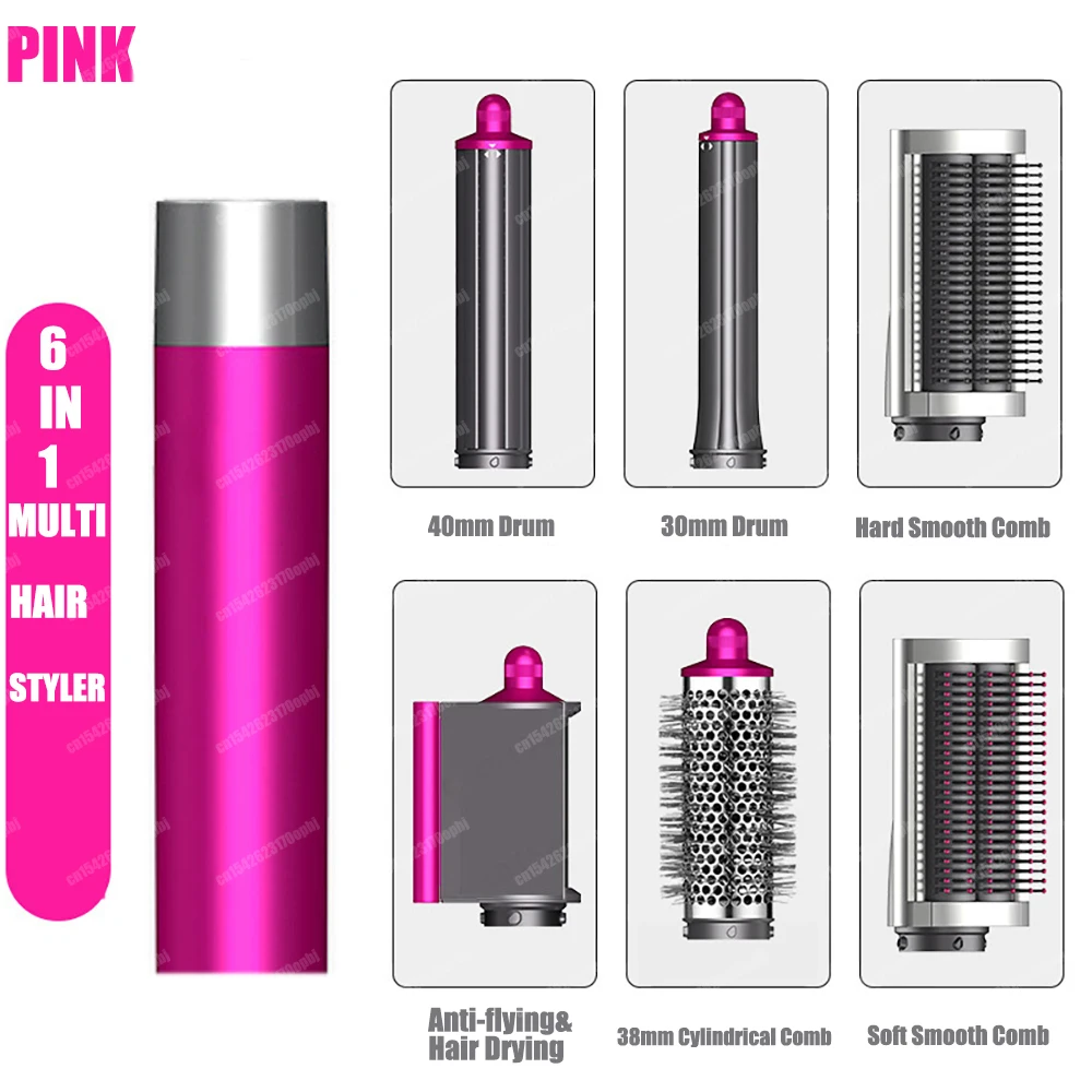 Nieuwe Multil Hair Styler Auto Curling Droger Wrap Hot/Koude Lucht Droger 1300W Stijltang Curling Vat Borstel salon Föhn