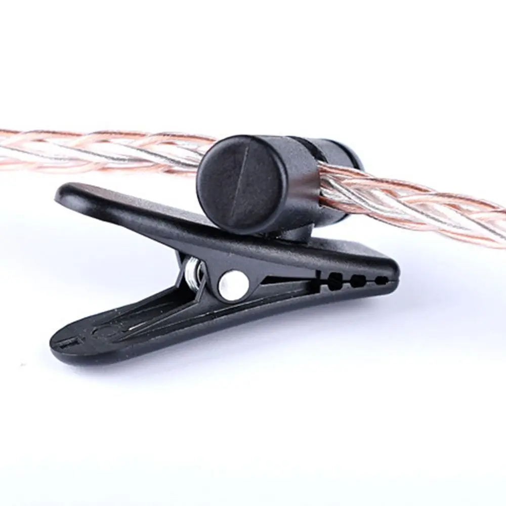 

Headset Rotatable Headphone Universal Mount Lapel Collar Cord Clips Wire Holders Earphone Clamps Wire Cable Holder