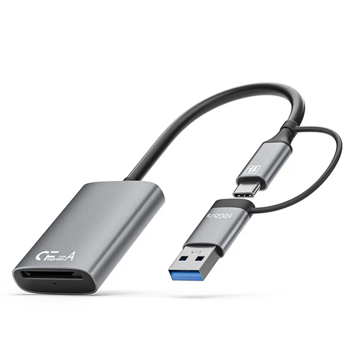 [VALUE PACK]CFe Card Reader CFexpress Type A Card Reader High-Speed Transfer USB Type-C Port for Cameras Pro Air 2023 A
