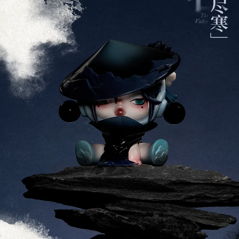 Pop Mart Skullpanda The Ink Plum Blossom Series Blind Box Toys Anime Action Figure Caja Surprise Mystery Box Bambole Ragazze Regalo