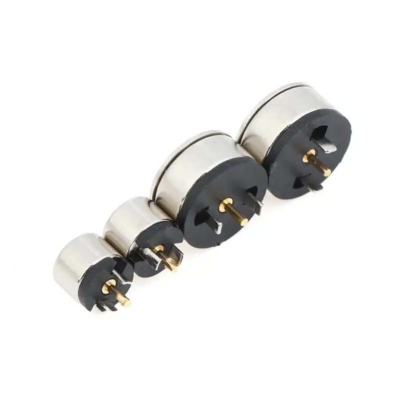 2Pcs Magnetic Suction Pogo Pin Connectors Round High Current Male Female for Bluetooth Headset Charging Base Making