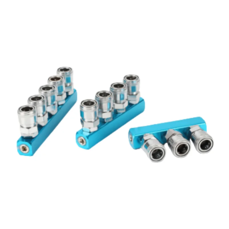 SML Quick Release Coupler - 2/3/4/5 Way Pneumatic Air Fitting, Straight Type for Compressor Hose & Tools