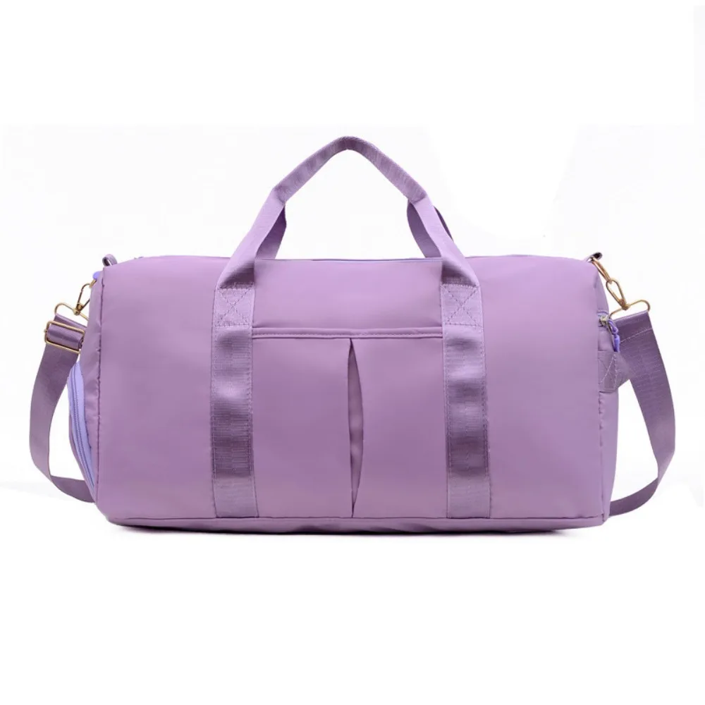 

Oxford Travel Luggage Bag Multi-functional Multi Layered Large Capacity Handbag Short Distance Solid Color Gym Shoulder Bag Girl