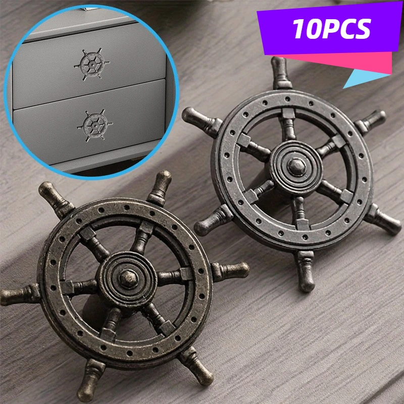 10PCS Nautical Pull Handle – Metal Cabinet Knob Hardware with Nautical Design, Ideal for Home Decor and Easy to Grip