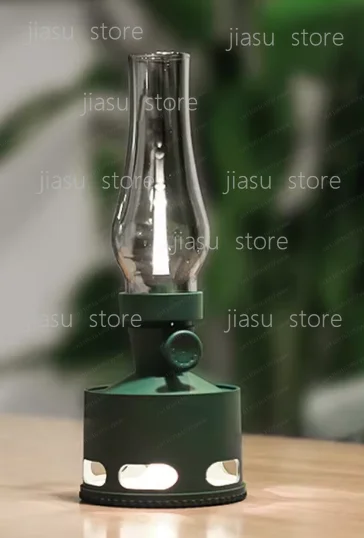 

Wireless Indoor 4000mAh Rechargeable Battery Night Light USB Dimmable Glass Shade LED restaurant Table Lamp
