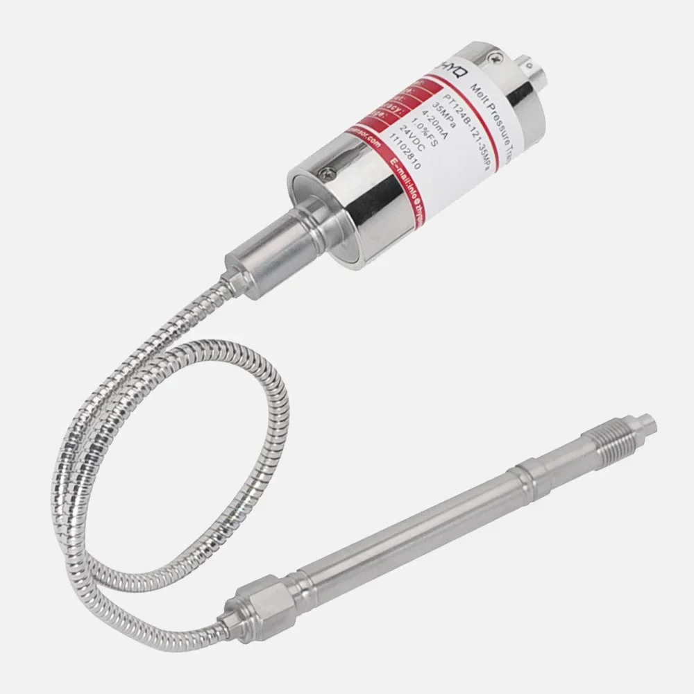 Flexible Stem High Temperature Melt Pressure Transmitter Used In Chemical Fiber Textile Polyester Plastic And Rubber Industries