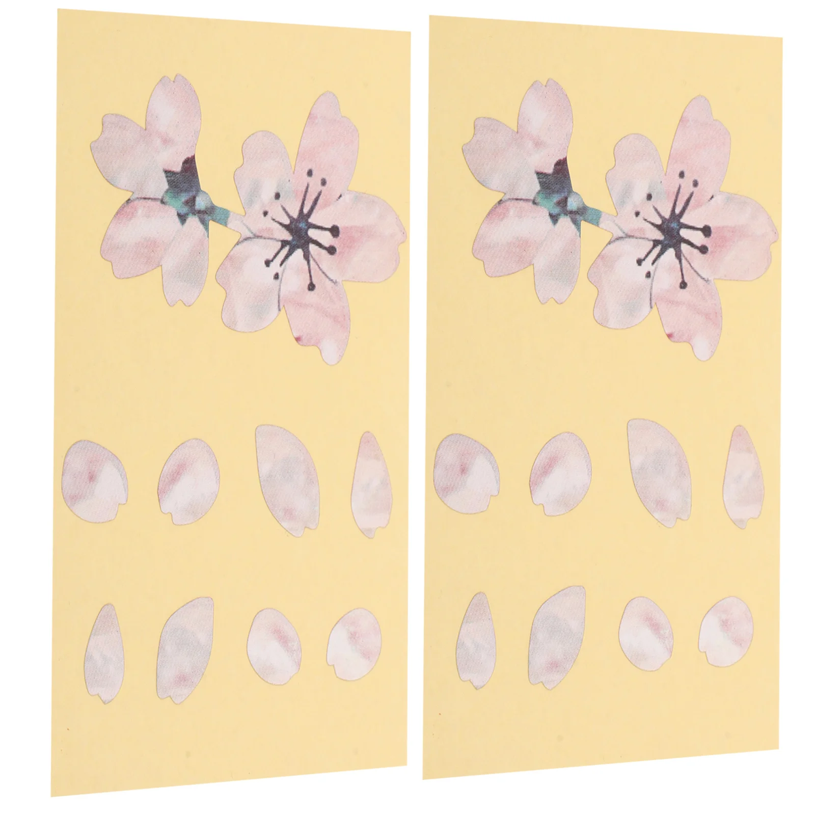 

2Pcs Guitar Fretboard Stickers Flower Style Creative Self-Adhesive Decal Bass Acoustic Guitar Decorative Musical Instrument