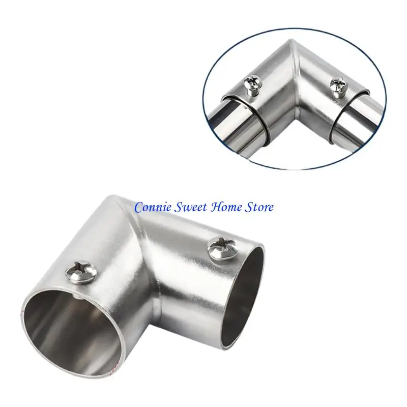 LXAF Stainless Steel Joint Round Tube Connector Connection Fastener for Furniture Framing and Structural Support Enduring