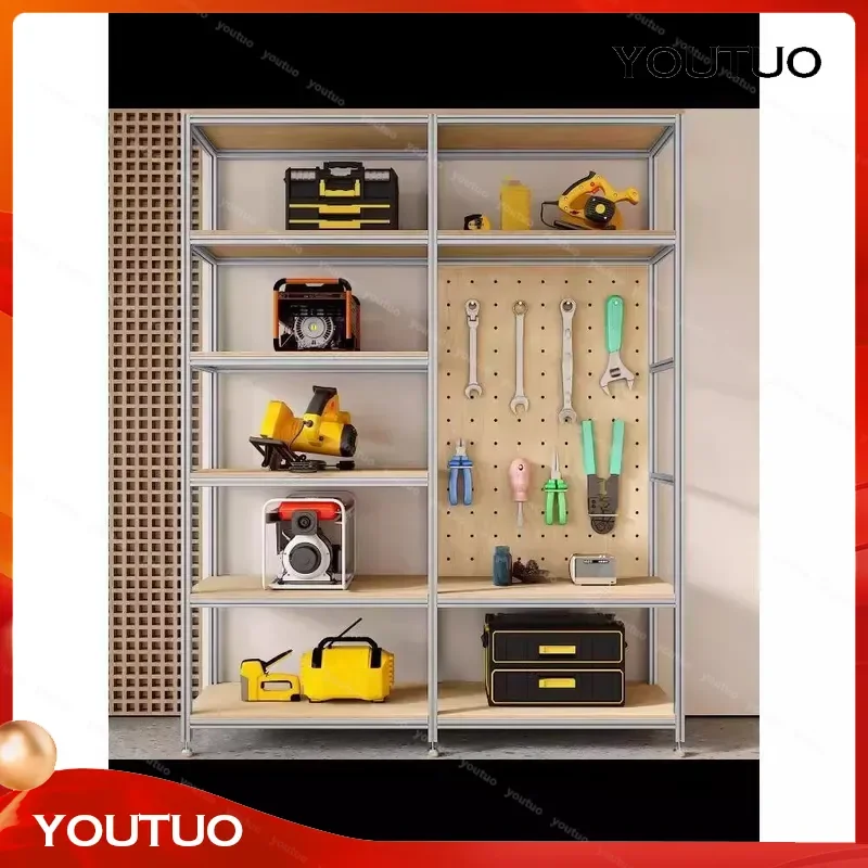  Ocean plate Aluminum Profile Display Rack Floor Type Sample Display Stand Wall Mounted Shelf Rack  Tile Showroom