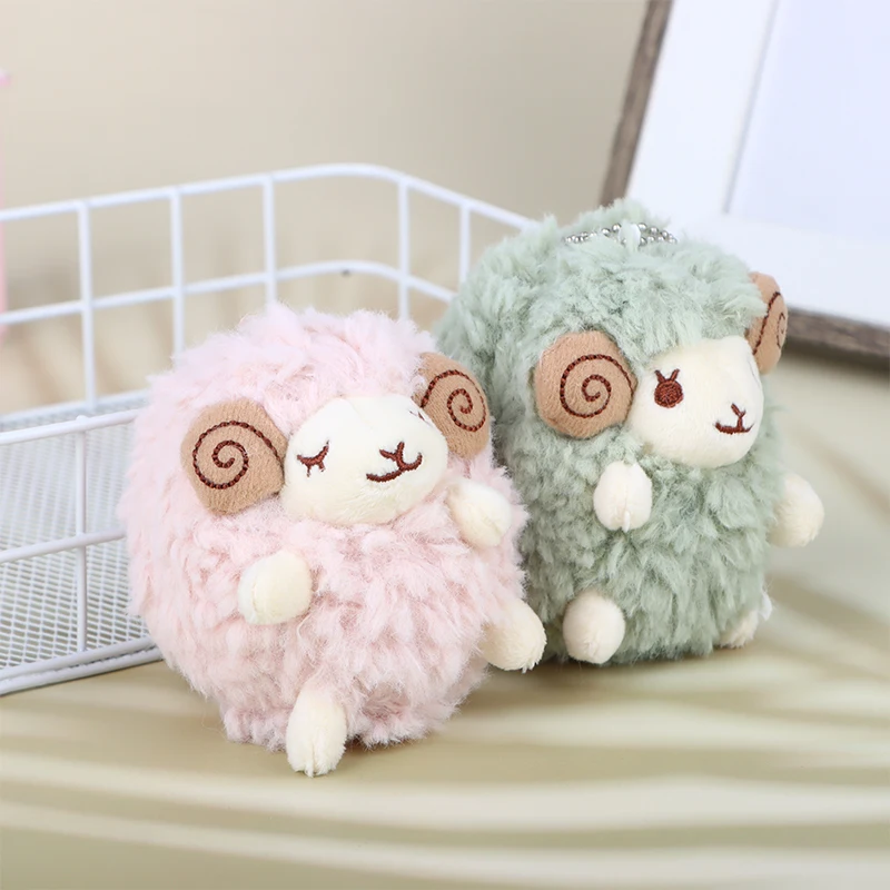 

1Pc Plush Lamb Keychain Mini Lamb Doll Keyring Soft Stuffed Sheep Toy Bag Charm Cute Gift Idea