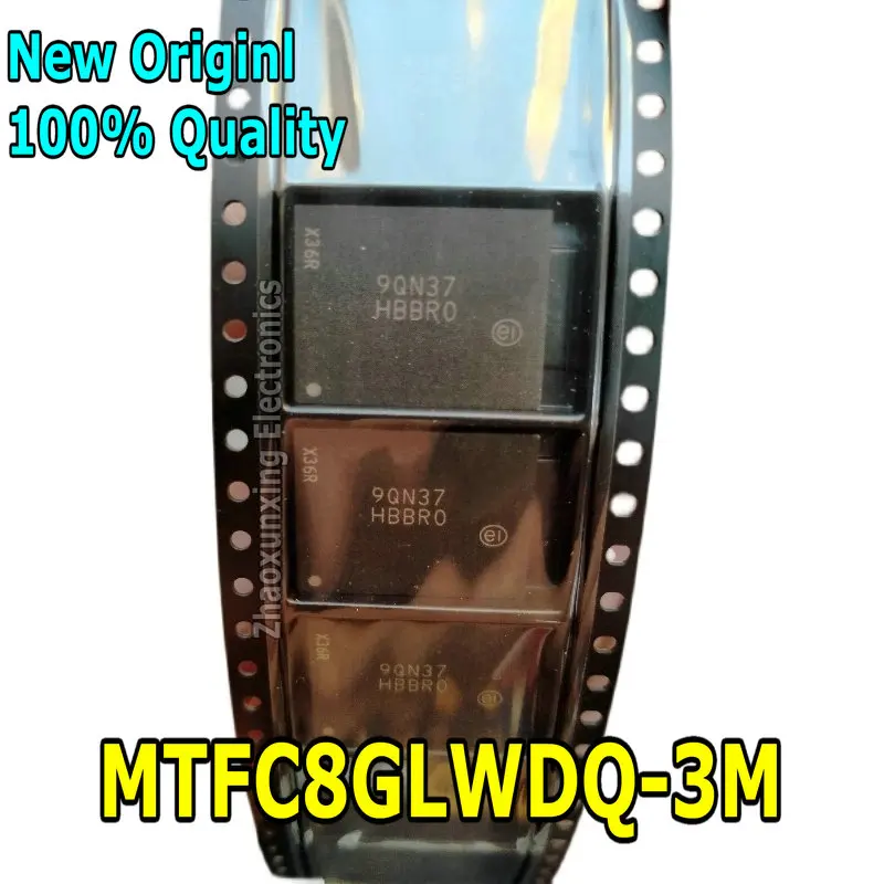 1PCS   New    MTFC8GLWDQ-3M AIT Z   HBBR0  HBBRO BGA    Chipset