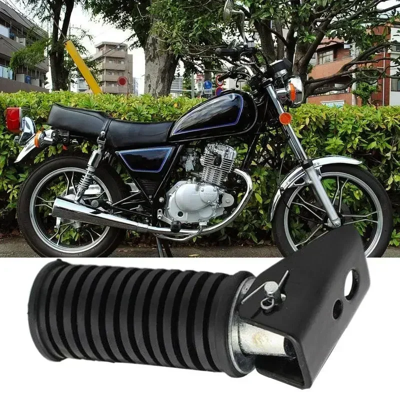 2Pcs Motorcycle Rear Footrests Motorcycle Foot Pegs Compatible With GS125 GN125 Motocross Motorcycle Accessories Pedals