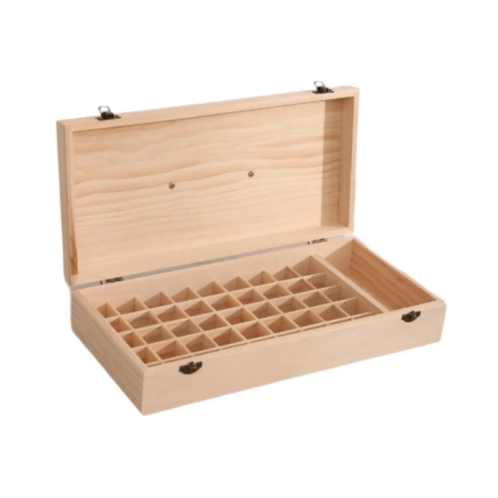 

Wood Essential Oil Storage Box Oil Display Box Portable Container Storage Wooden