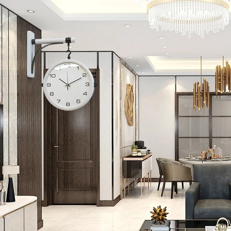 Modern Simple Wall Clock Aesthetic Fashion Living Room Nordic Wall Watch Light Luxury Creative Art Reloj De Pared Decoration
