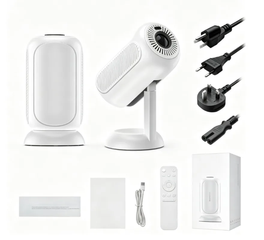 TS-6 Mini Projector 4K Short Throw Auto Focus Portable Home Theater Gaming Projector with Built-In Speaker Android 13