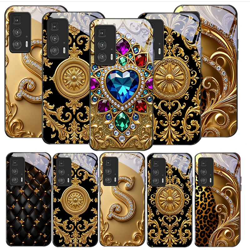 

Secret Realm Blue Heart For Motorola Moto Edge 20 Lite 30 Pro 40 Neo 50 Ultra G45 G54 G55 G75 G84 G85 GPlay 23 Glass Phone Case