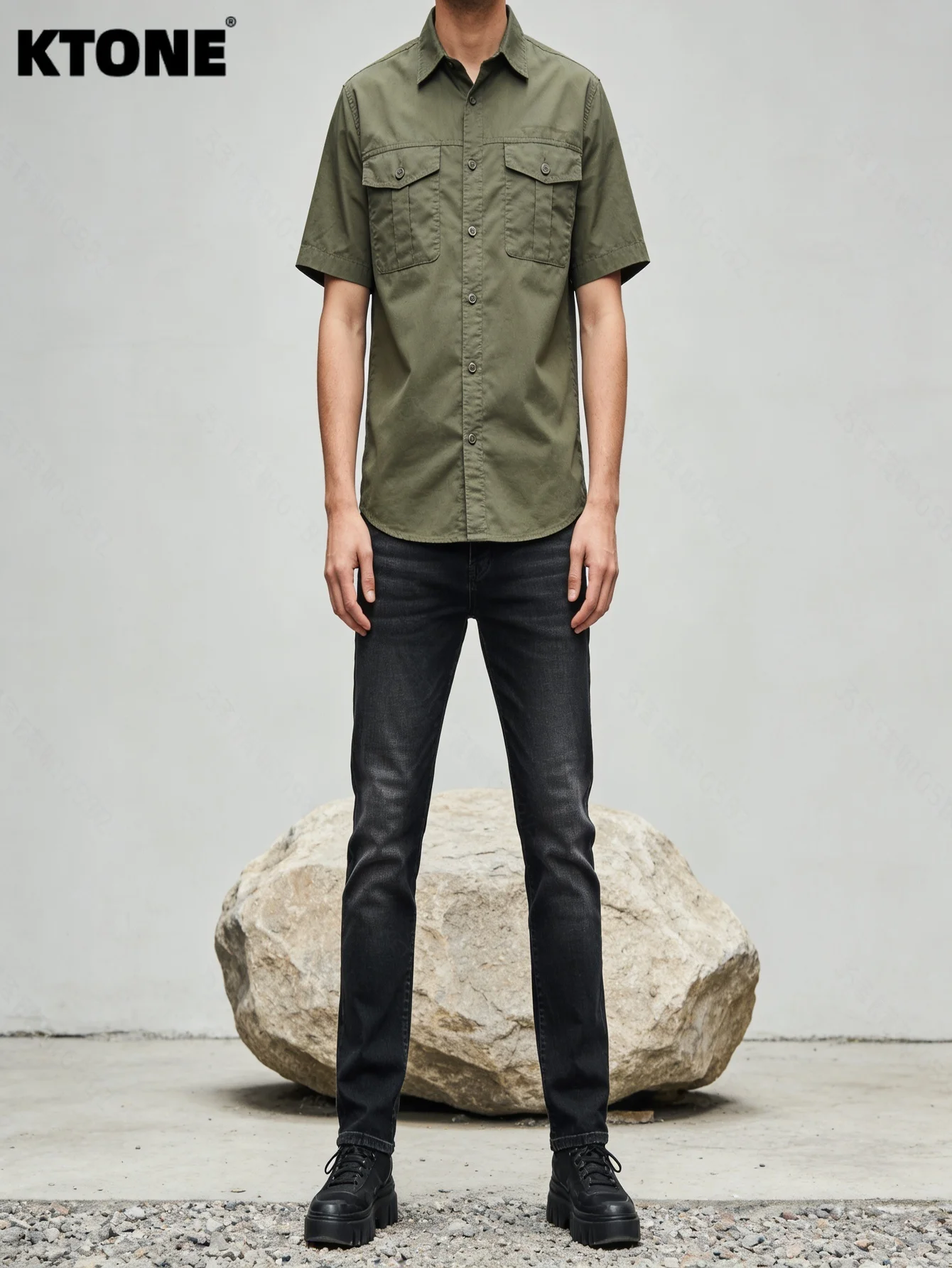 

Casual Black Men's Slim Jeans Original Y2K Drip Trend Street Denim Trousers No accessories or belts included