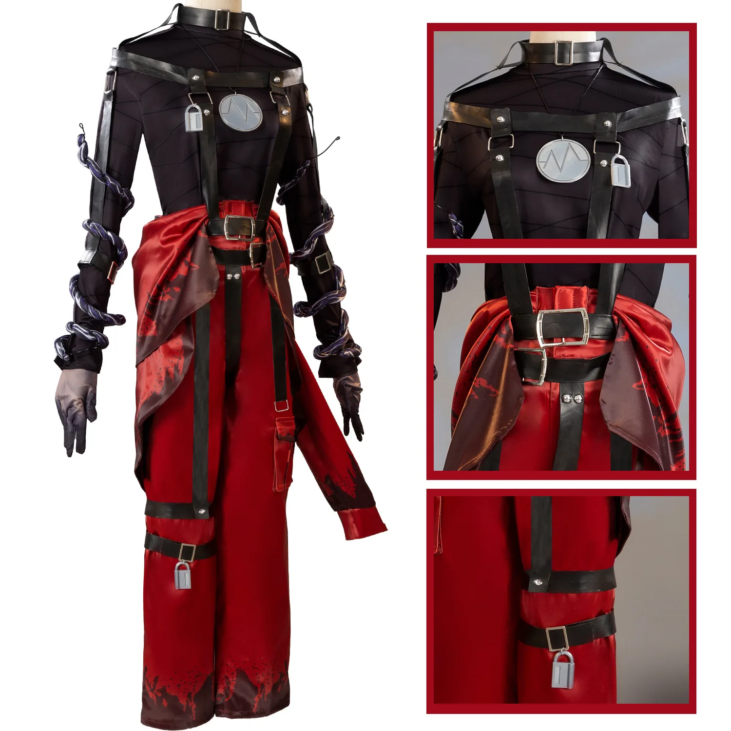 Identity V-Conjunto de disfraz de Cosplay para adultos, conjunto de ropa de piel Cos, con registro médico, con poca edad, para Halloween