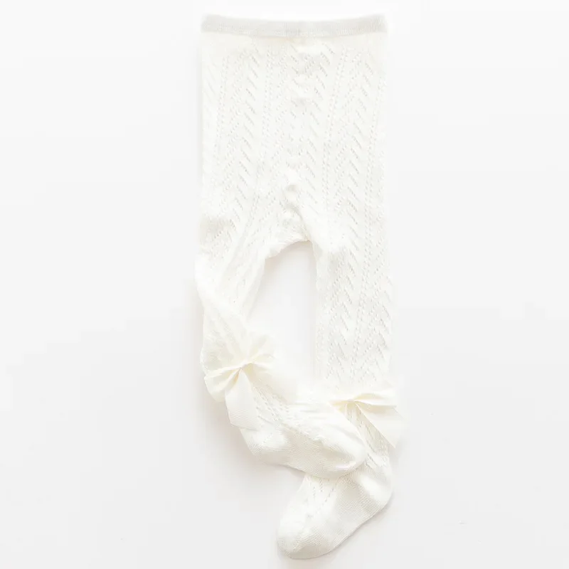 Collants Doux Pour Bébé Fille Style Espagnol Avec Nœud - Coton Confortable Et Mignon