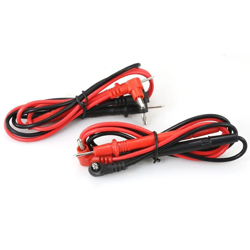 1Pair Digital Multimeter Meter Needle Tip Multi Meter Tester Lead Probe Wire Cable Plumber Tools Home Test Leads