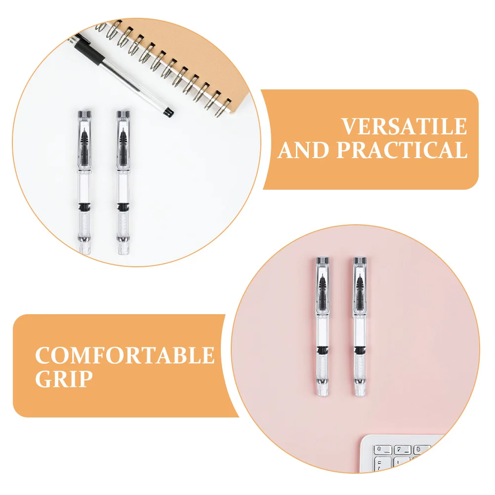 3本詰め替え可能な細字ペン スムーズな書き心地 メモを取ったりジャーナリングしたりするのに最適 快適なグリップ 長時間使用可能