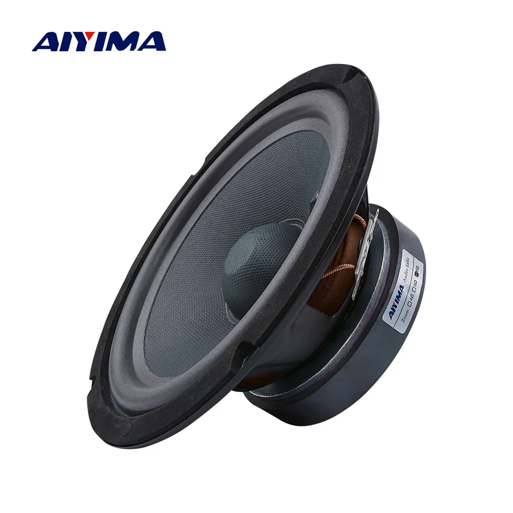 AIYIMA, 1 Uds., altavoz Subwoofer de 8 pulgadas, 4 Ohm, 80W, Audio de graves, altavoces de música, altavoz de graves DIY para cine de sonido en casa HIFI