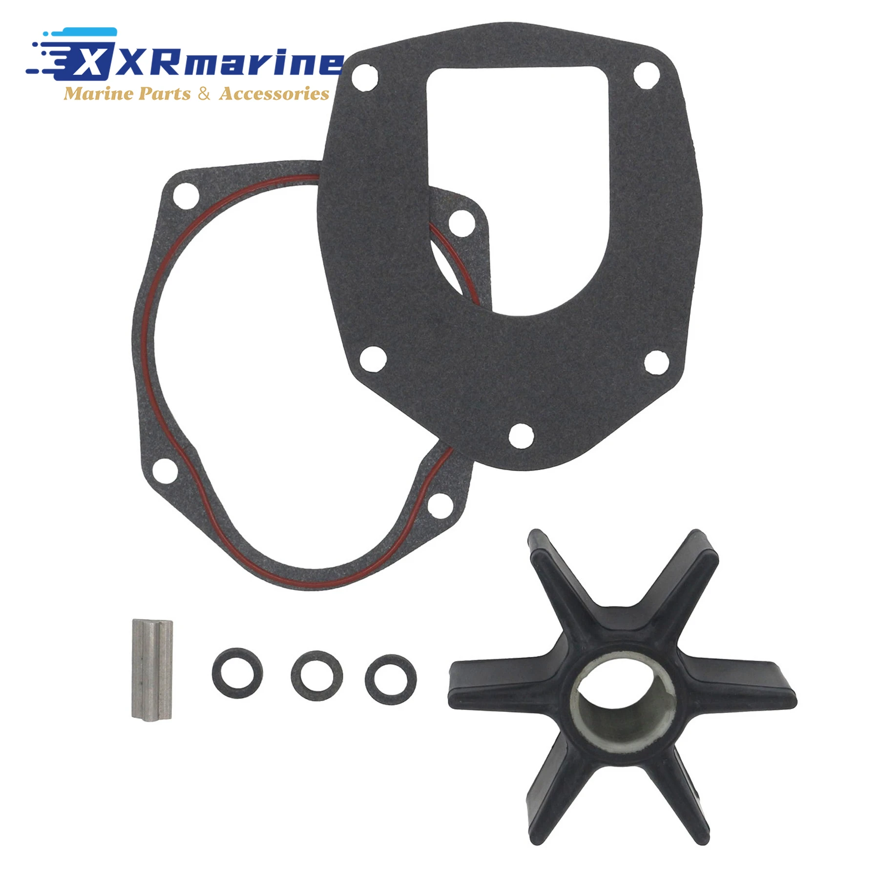 

Ремкомплект крыльчатки водяного насоса 8M0025709, совместимый с 4-тактными подвесными моторами Mercury мощностью от 40 до 150 л.с., 47-43026, 47-43026Q02