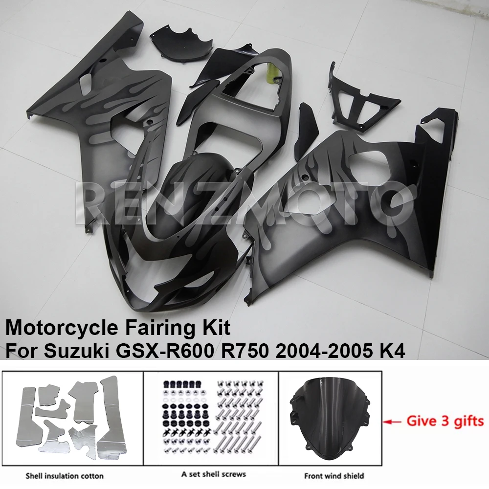 

For Suzuki GSX-R600 R750 2004 2005 K4 K5 Motorcycle Set Body Kit Fairing Plastic Accessories Injection Bodywork S0604-121a