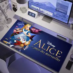 Disney Alice in Wonderland Mousepad Beautiful large gaming mousepad L XL XXL gamer mouse pad Size for Game Keyboard for Gamer