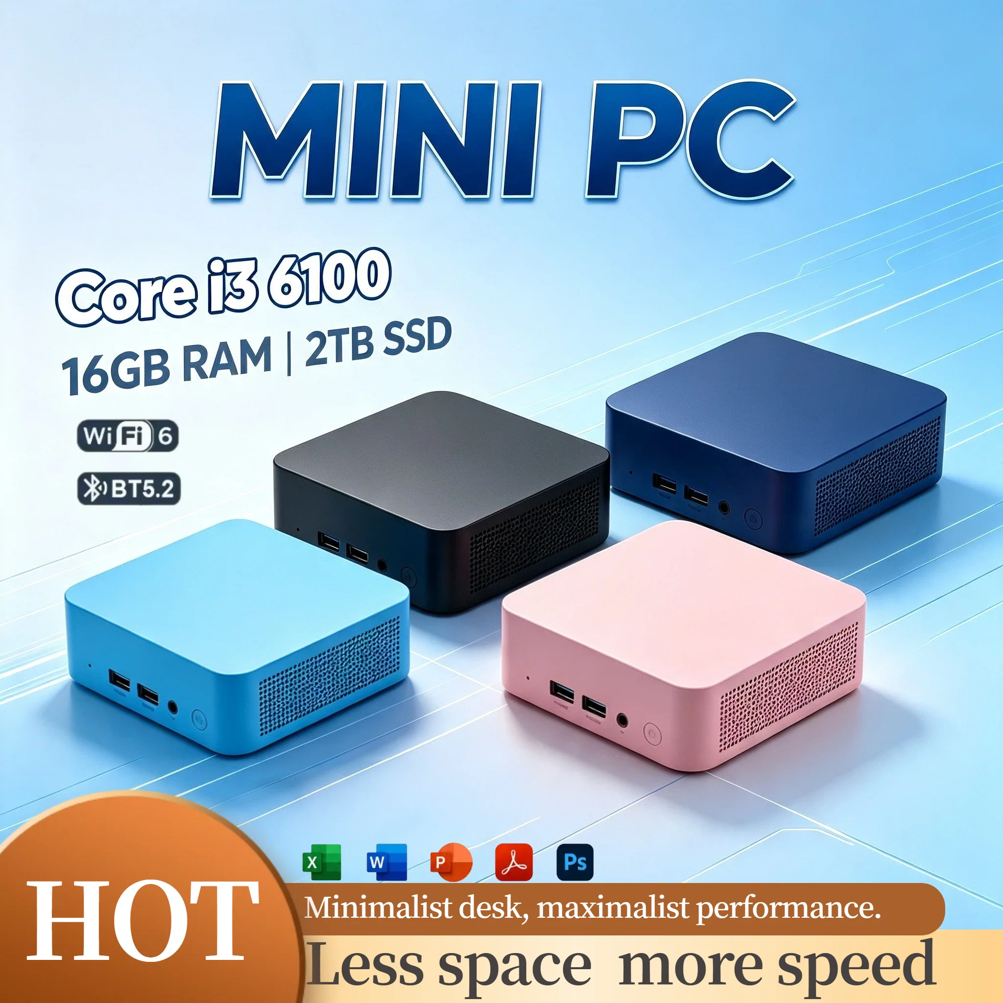 i3-6100-ミニpc-16gb-ram-2tb-nvme-ssd-トリプル4k-hdmi-wifi6-高効率冷却-コンパクト-ホームオフィス-ミニコンピューター-ホスト-エリート