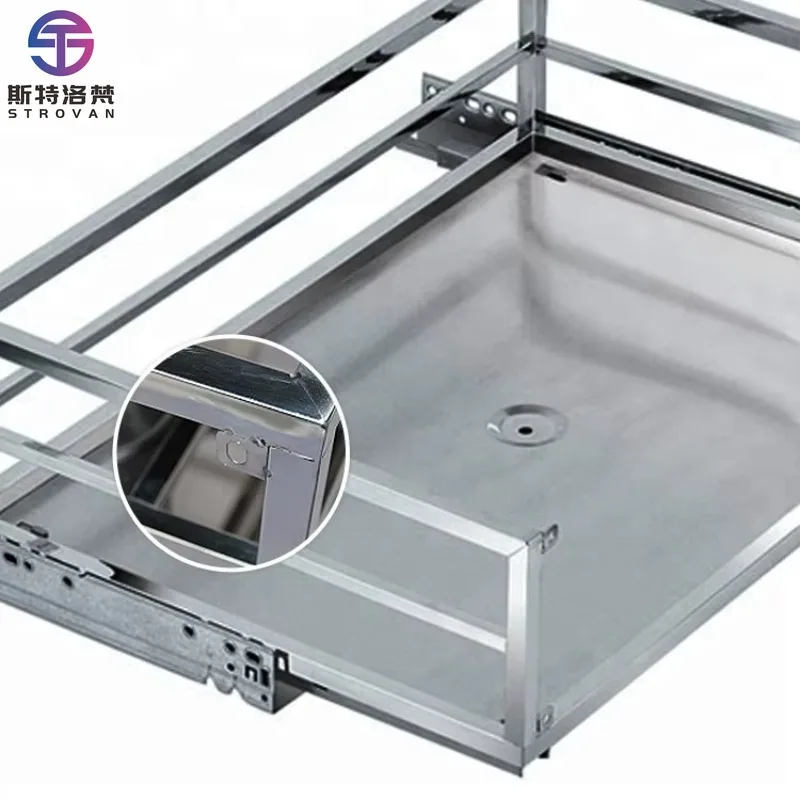 

Kitchen Cabinet Wire Drawer Basket for 400mm Cabinet