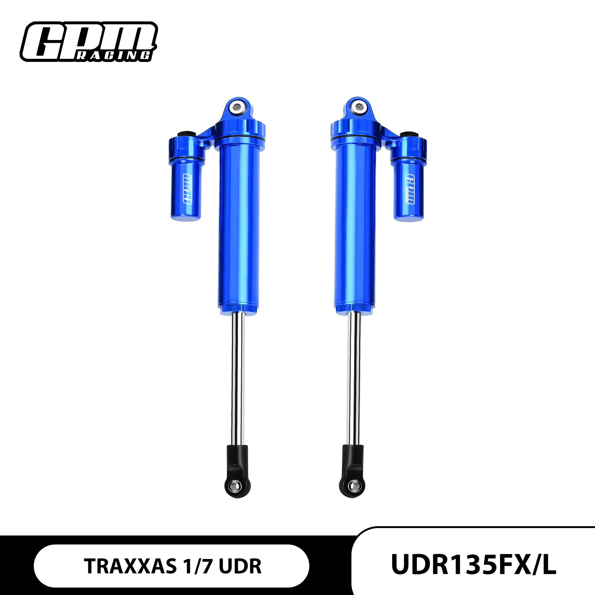 GPM Alloy Voor/Achter L-vormige Interne Schokdempers 135mm/160mm Voor TRAXXAS 1/7 UDR DESERT RACER-85076-4