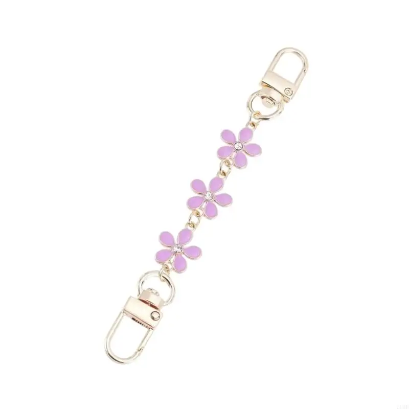 2025 New Decorative Flower Design Chain Extender Sturdy Alloy Jewelry Piece For Versatile Styling Options