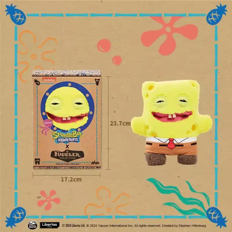 Fuggler Spongebob Squarepants Patrick Star Plush Toy Series Plush Toys Little Monsters Funny Ugly Monster Tooth Birthday Gifts