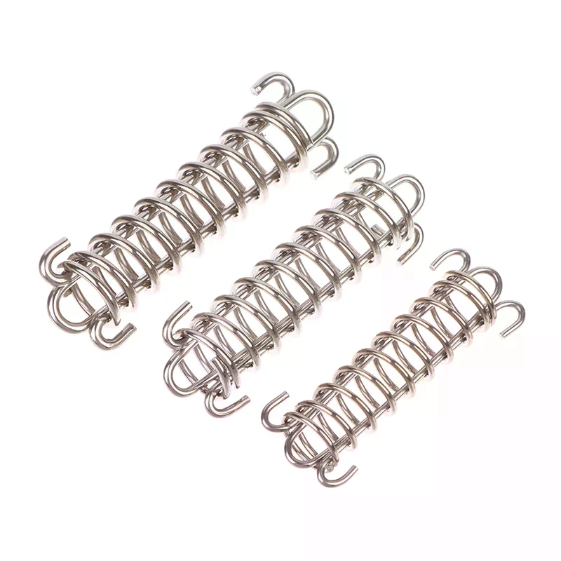 Spring Dog Leash Shock Absorbing Buffer Tension Training Sun Shade Heavy Duty Steel Tent Rope Fixed Buckle Drawbar Spring