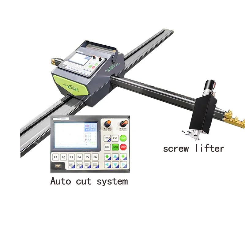 1000*1500mm CNC plasma and flame cutting machine dual use dxf files automatic torch heigh control system pantograph cross bow