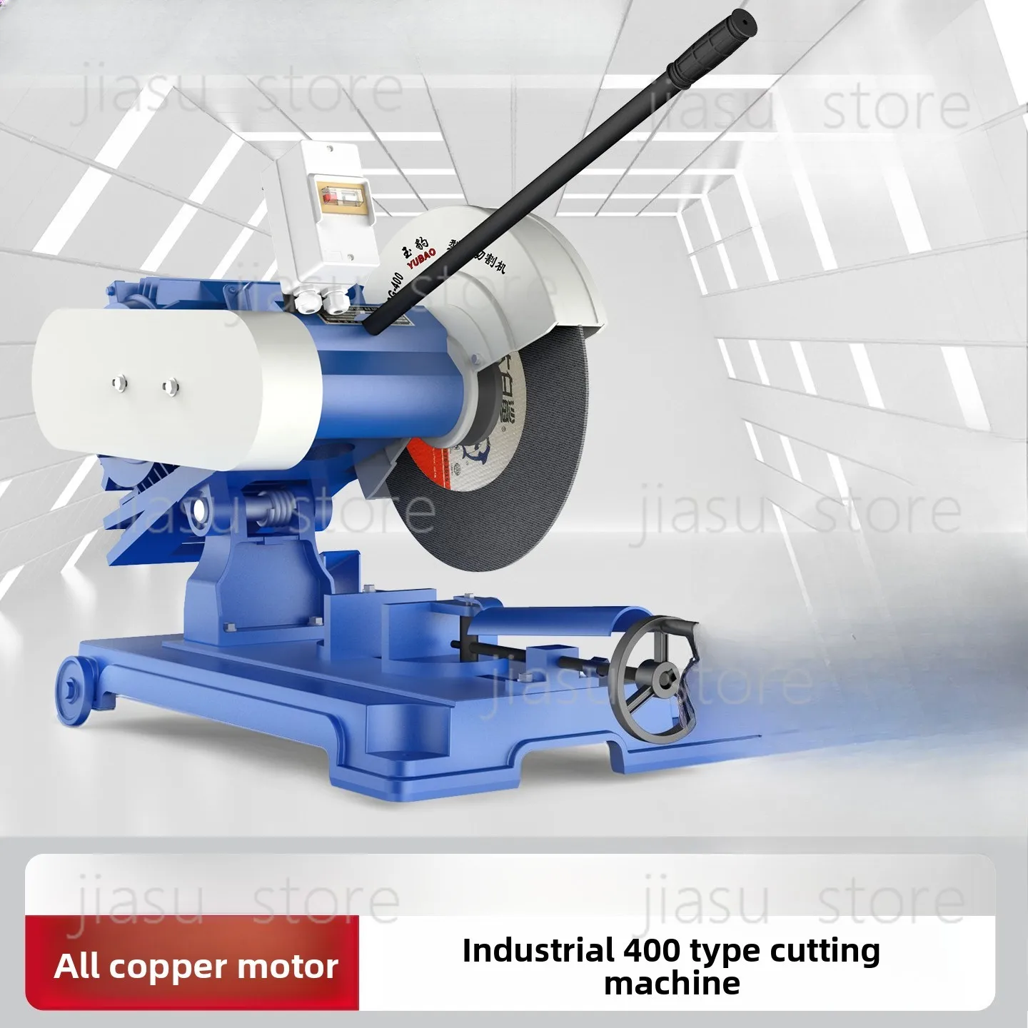Heavy Duty 400 Model Steel Cutting Saw 220V High Power Multifunctional Stainless Steel Cutter