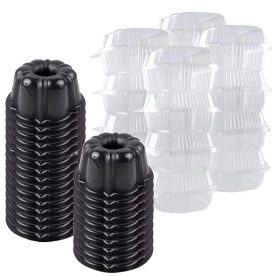 

Пластиковая форма O'Creme для выпечки с антипригарным силиконовым покрытием - многоразовая форма для выпечки и многого другого - прозрачная, с защелкивающейся крышкой - s+