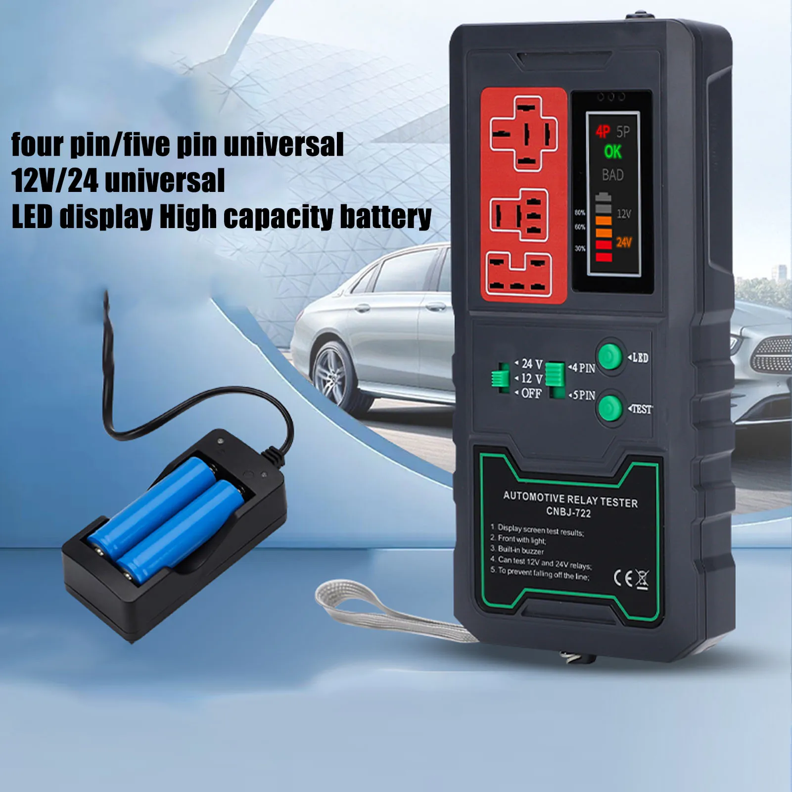 قابس تحويل اختبار مرحل السيارة لصيانة الدراجات النارية في السيارة