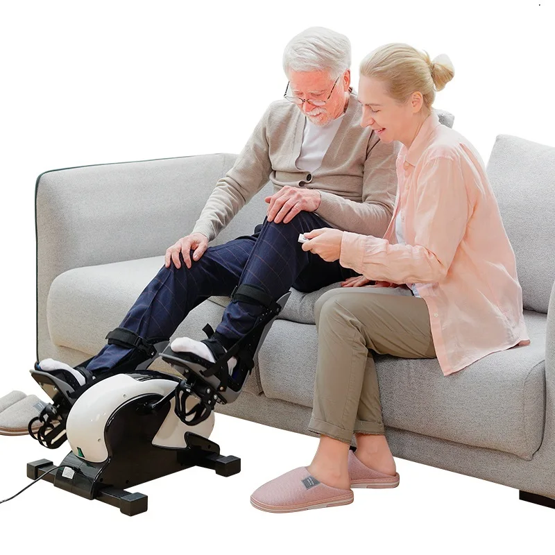 Mini ejercitador de fisioterapia automático portátil eléctrico para el cuidado médico, bicicleta estática, Pedal de rehabilitación para piernas y brazos