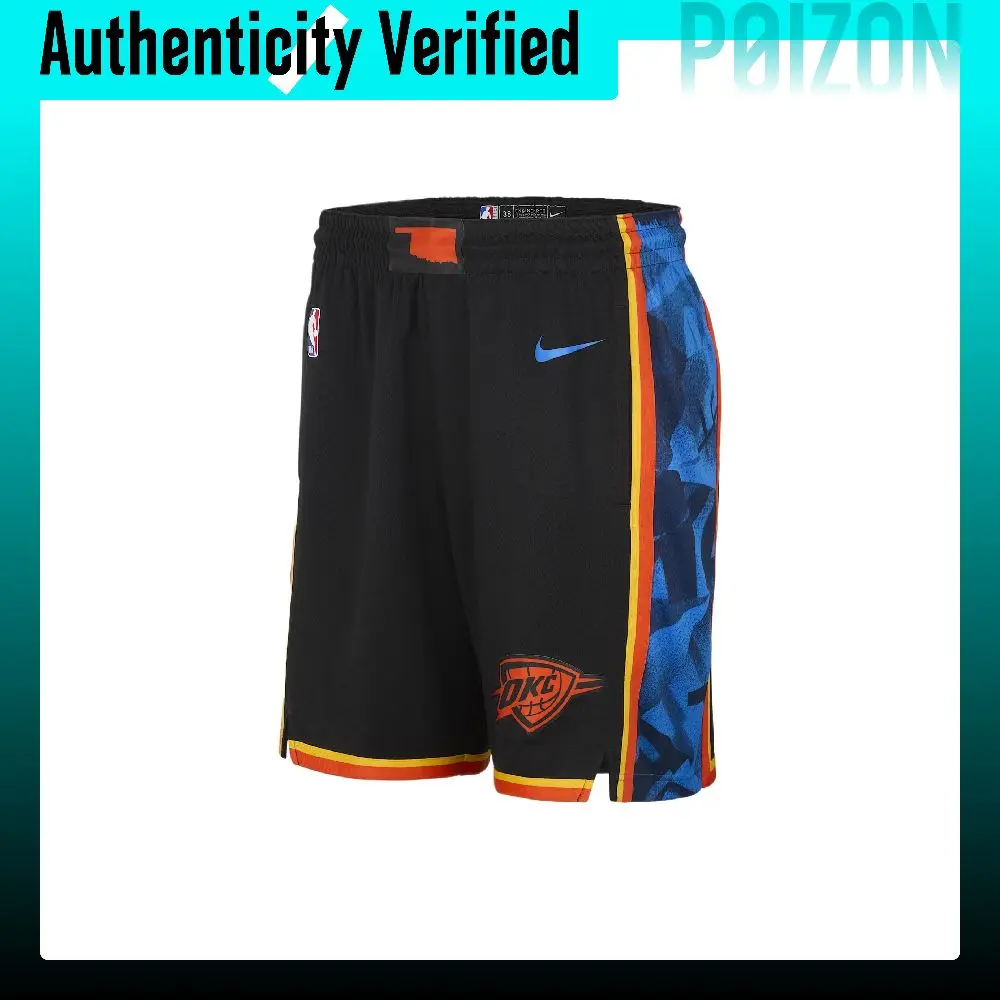 Nike x NBA Dri Fit Sports Shorts Men's Black Signal Blue FQ4417-010
