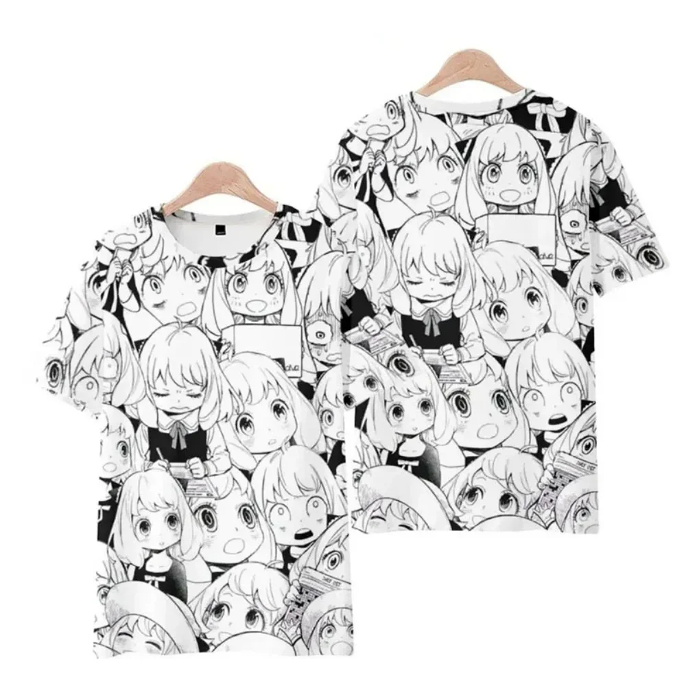 Spy X Family Anya Forger Uniform T-Shirt - Anime Cosplay Tee with School Uniform Print, Ideal for Anime Fans & Casual Streetwear view 6