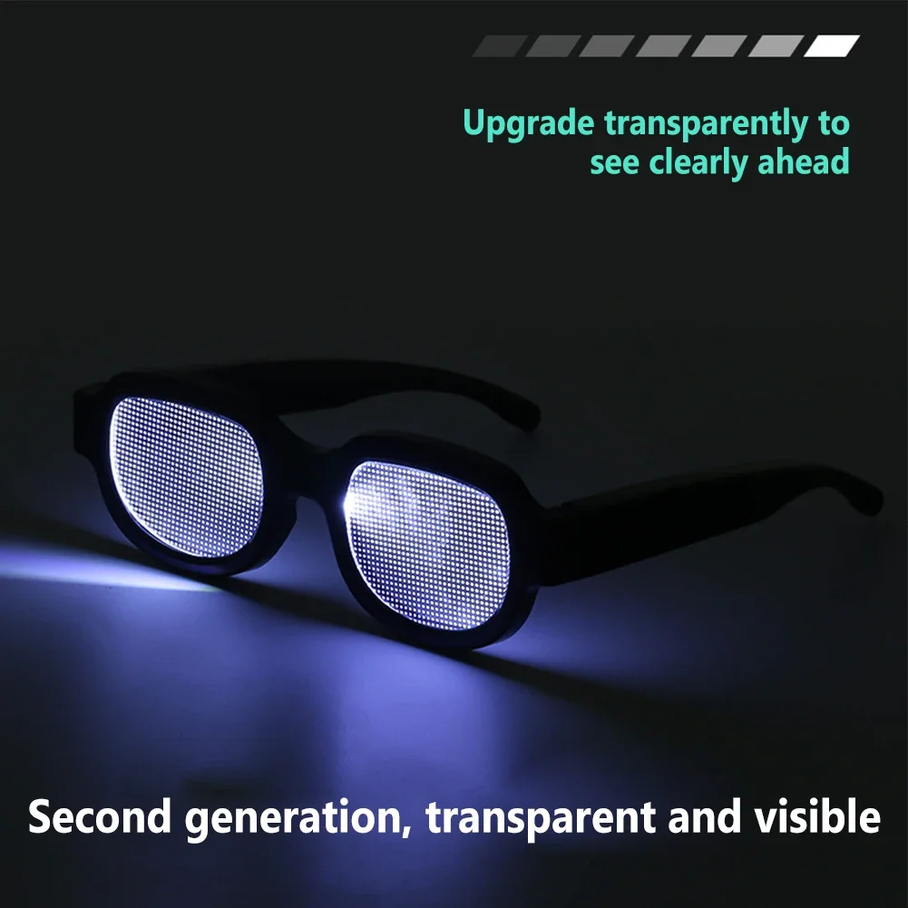 New LED light glasses Conan with the same type of luminous glasses personality funny dance glasses For Festival KTV Bar Party